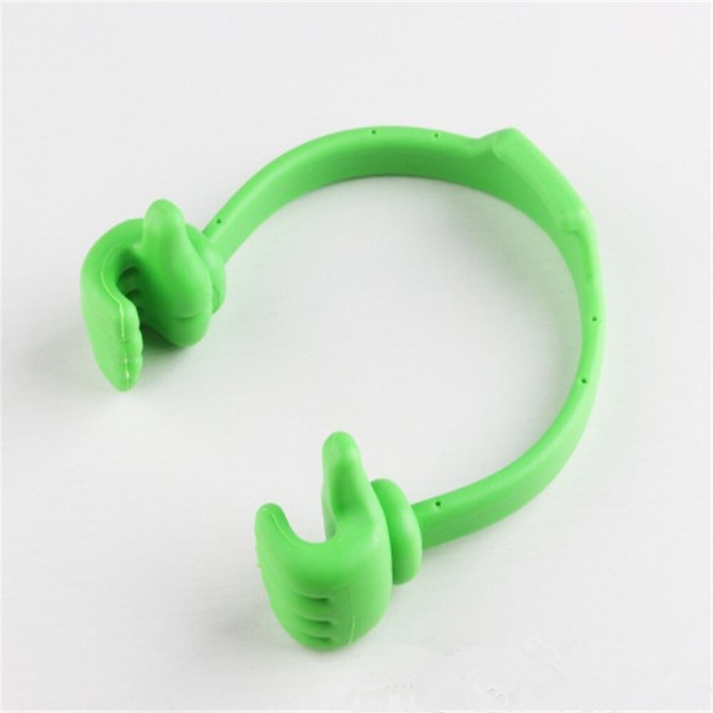 Tabletstandaard kleurrijke verstelbare duimstandaard auto desktop houder houder voor telefoon pad tablet pc: Groente