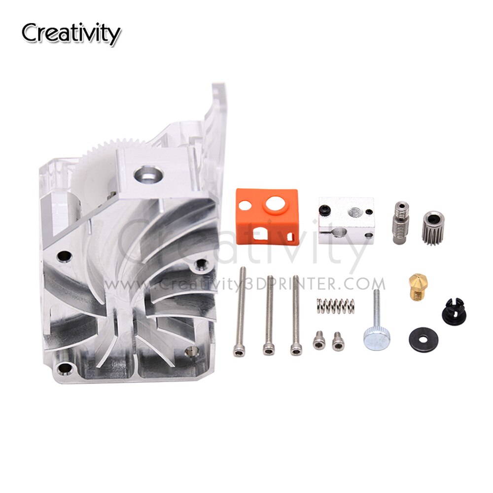 Ender 3 Short Distance Printing 3D printer parts NF-WIND V6 Bowden Ddouble Gear Drive Extruder With Nozzle Throat
