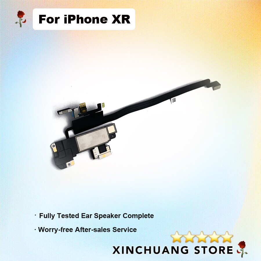 Originalt ørestykke ørestykket højttaler flex komplet til apple iphone xr reparationsdel
