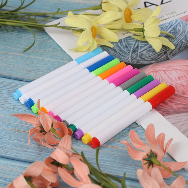 12 Farben flüssig Kreide Stifte Pro Mauer Aufkleber Kinder Zimmer Tafel löschbar nicht-Staub Kreide entfernbar Marker Kuli Kawaii Schreibwaren