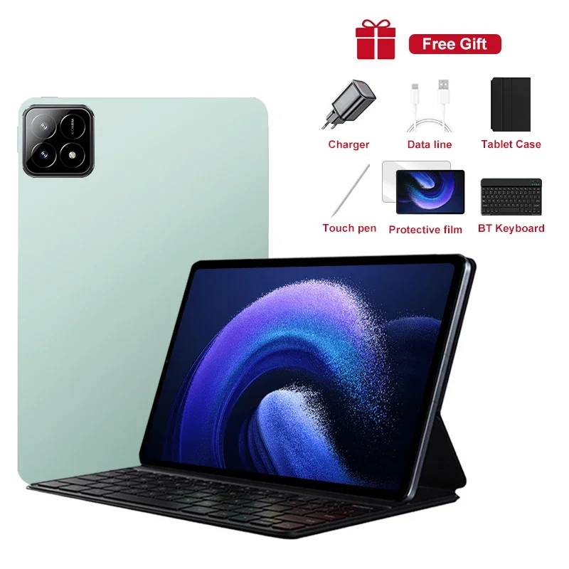 2025 Global Mi tablet Android 14 Pad 6S Pro 16GB 1TB Snapdragon 8 Gen2 4K HD 5G WIFI SIM Bluetooth WPS 10000mAh xioami tabletten: 12.4 / YELLOW