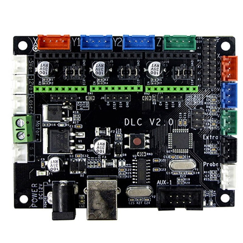 Controlador GRBL 1,1 CNC MKS DLC V2.0 GRBL, placa de ruptura de 3 ejes, placa base del controlador, Monitor de máquina de grabado CNC
