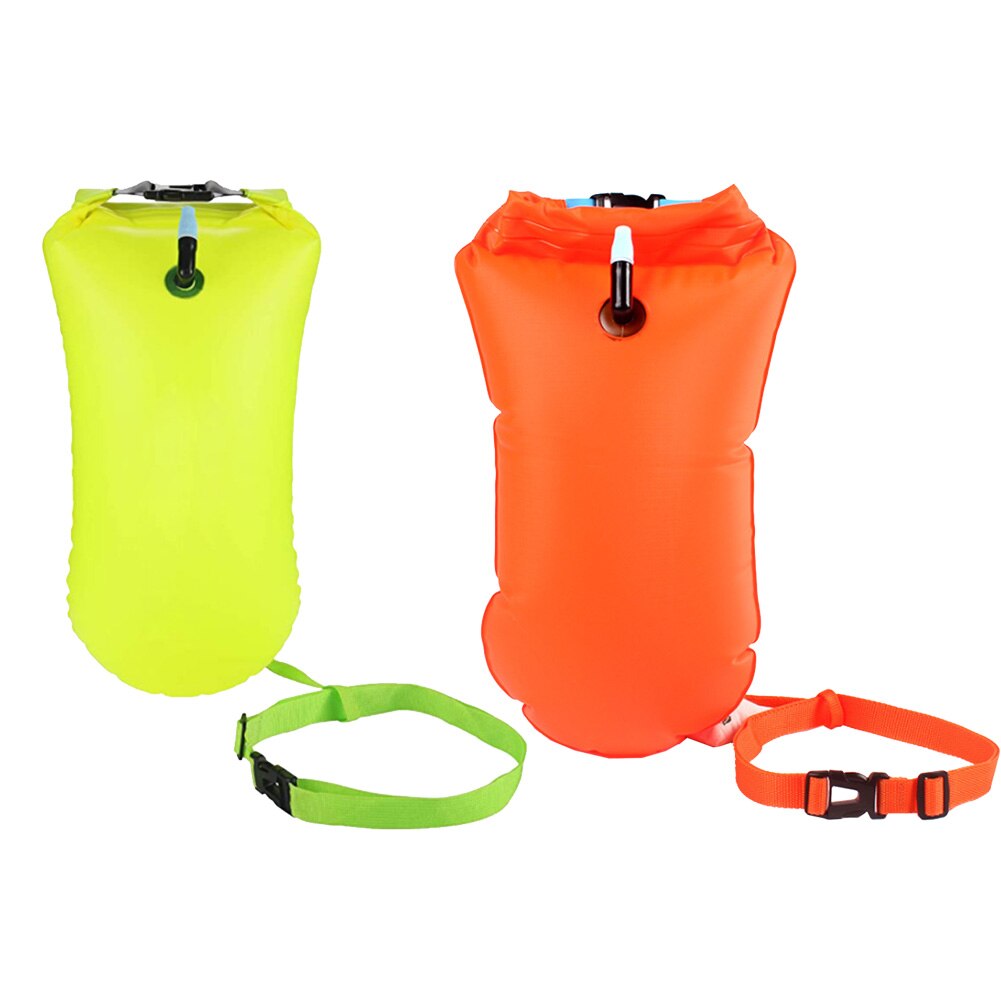 Water Sea Swimming Float Swimming Buoy Safety Signal Air Bag Ultralight Diving Buoy Inflatable Bag Large Capacity PVC