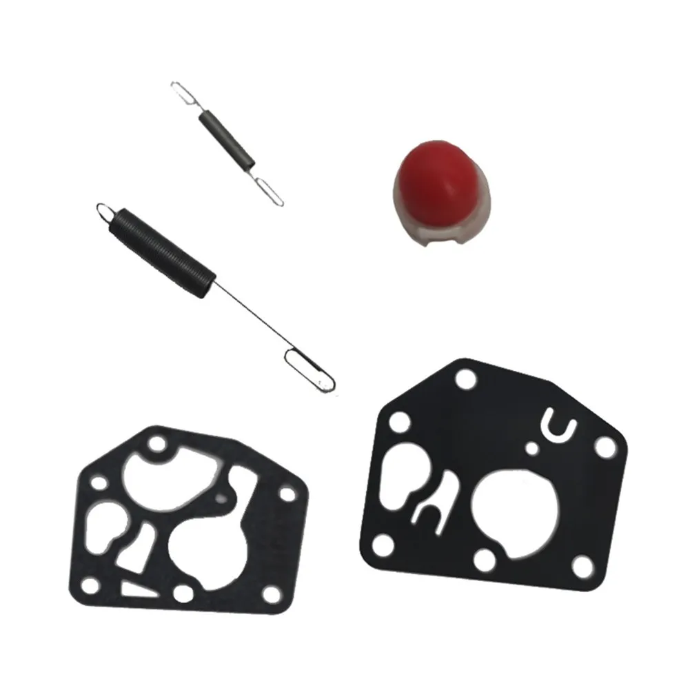 1 Set Spring+Gasket+Red Non-Porous Primer Bulb For Briggs Stratton 691859 692211 Garden Lawn Mower Accessories