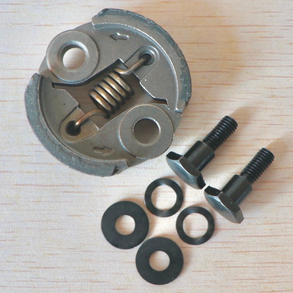 Ensemble d'embrayages pour débroussailleuse, 2 temps 34F, avec vis