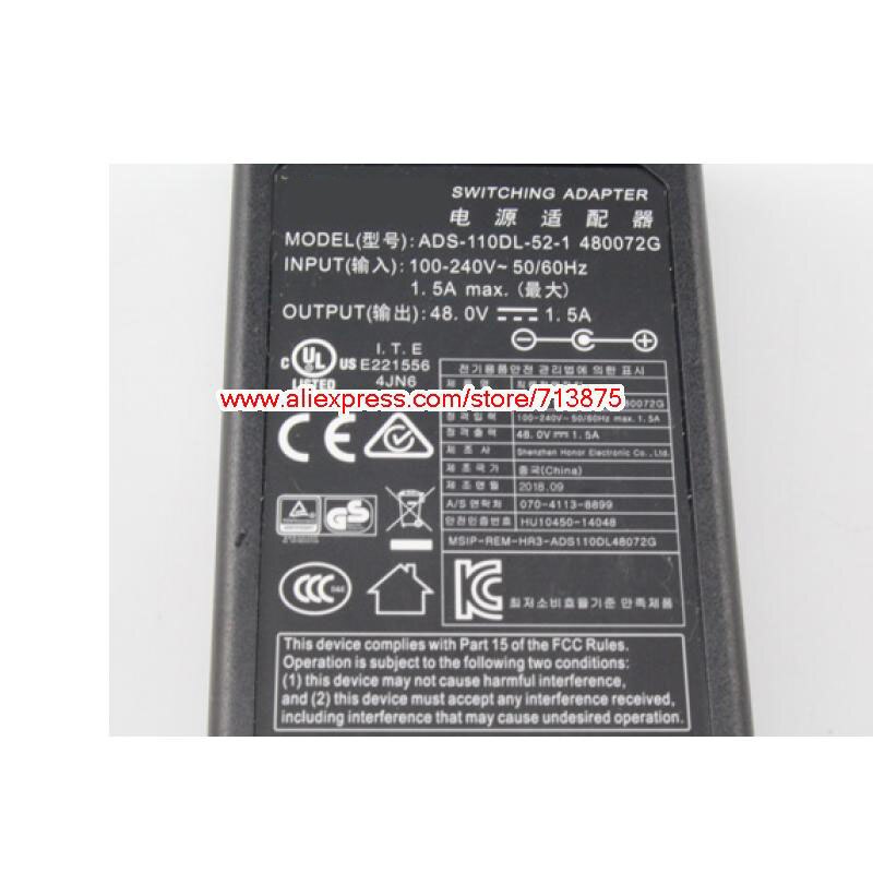 Echt ADS-110DL-52-1 480072G Switching Adapter 48V ... – Grandado