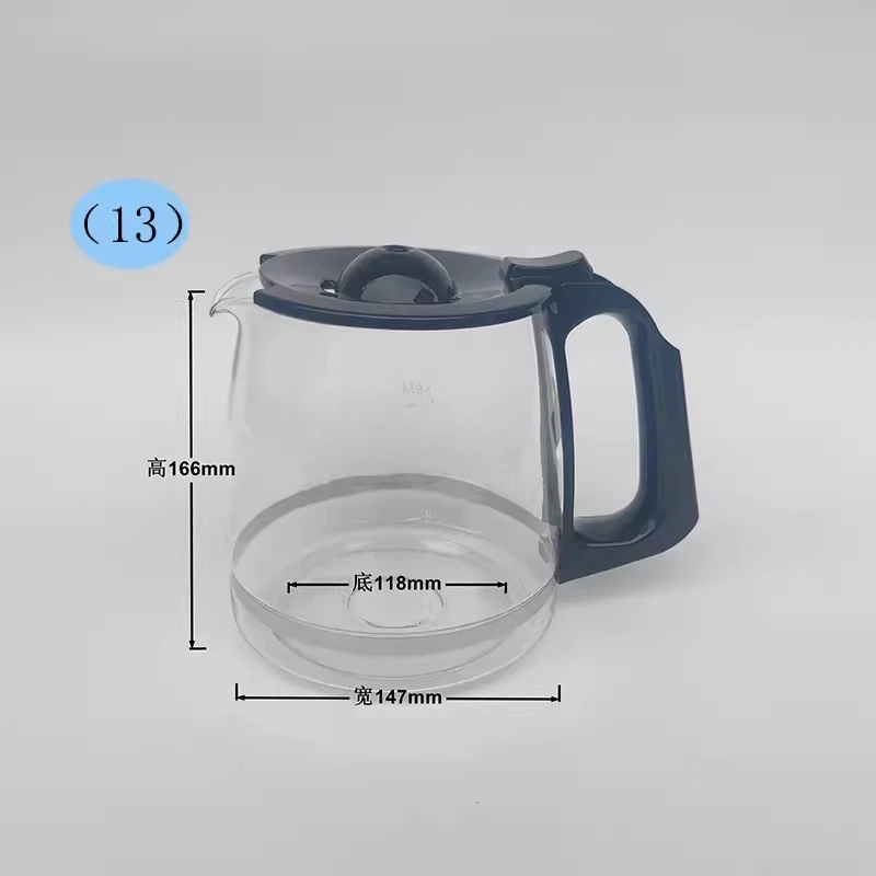 Passend für amerikanische kaffeemaschinen (glaskanne), allgemeines maschinenzubehör, komplette kollektion: Silber