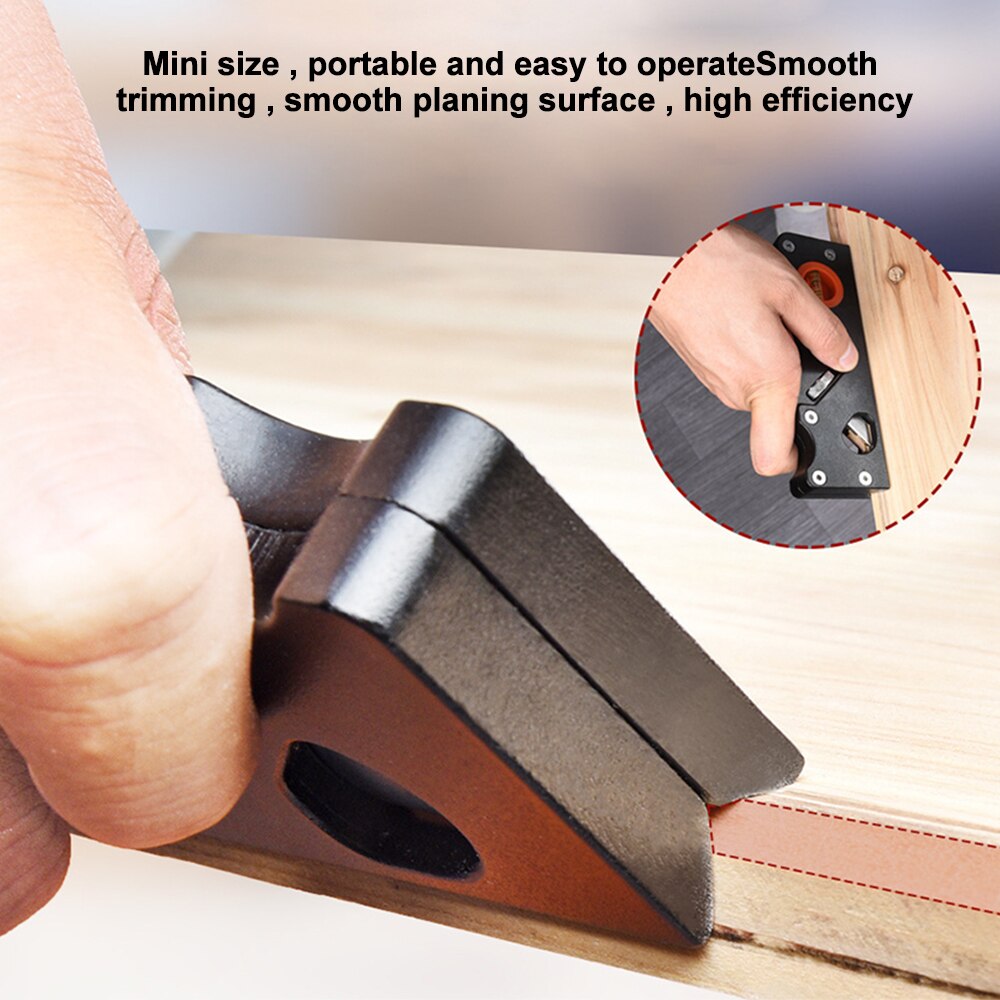 Mini Wood Hand Planer Woodworking DIY Chamfering Tool Trimming Planer 45 Degree Angle Corner Shaving Woodcraft Deburring Tool