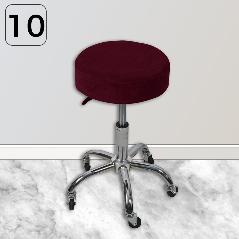 32-38cm Velvet Stool Cover Bar Round Swivel Chair Cover Universal Stool Cover Bar Coffee Shop Stool Cover: 10