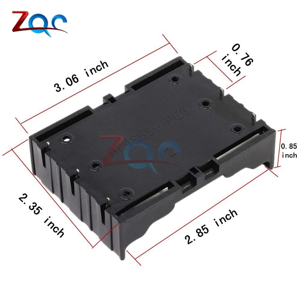 18650 lithium Power Bank Cases 1X 2X 3X 4X 18650 Battery Holder Storage Box Case 1 2 3 4 Slot Batteries Container With Hard Pin