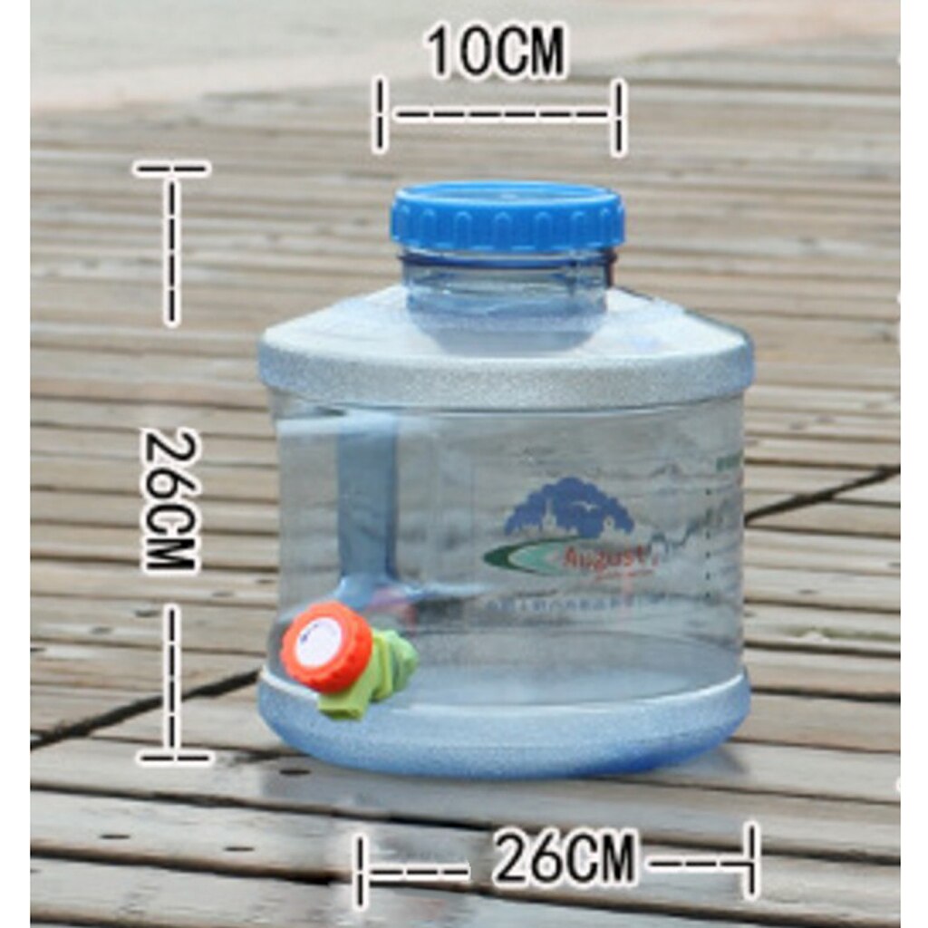 Water Storage Container Can 7.5L Liter Carrier Tap Food Grade for Outdoor Travel Camping Cycling Bicyle Water Bottle