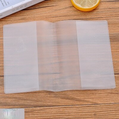 Transparent Frosted Passport Holder Travel Waterproof PVC Passport Cover ID Card Holder Wallet Business Credit Card Holder: Matte
