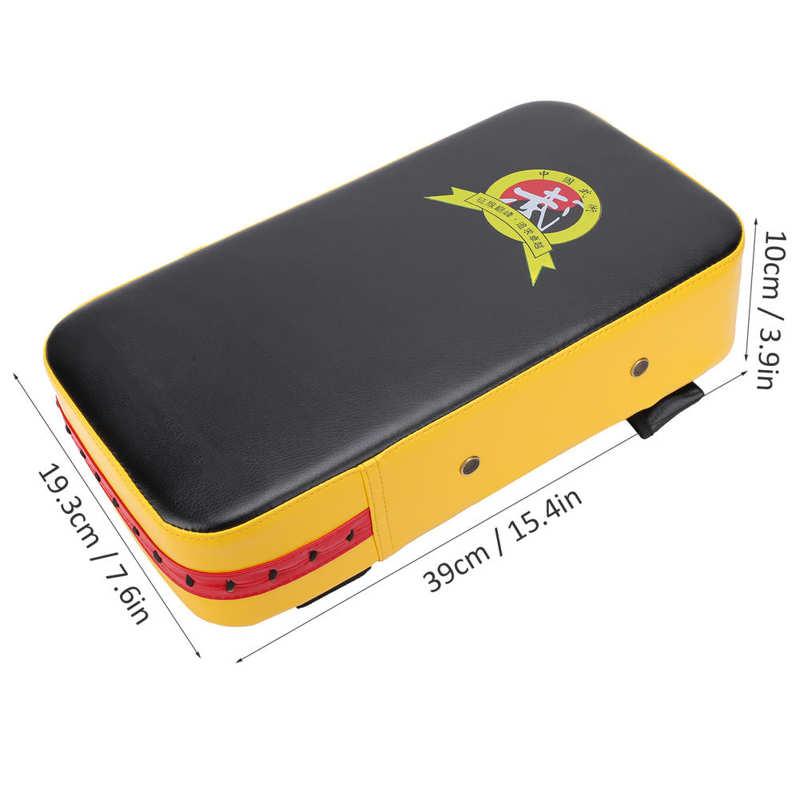Karate Kick Pad Focusing Pad PU Arc Kick Pad Training Foot Target /Hand Target For Boxing Taekwondo Sanda Punching Punch: Yellow
