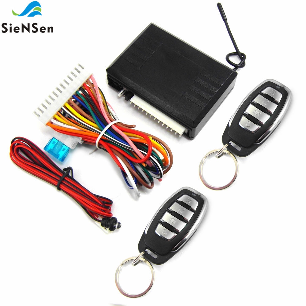 SieNSen coche Universal Kit Central de Control remoto cerradura sistema de bloqueo de la puerta de entrada sin llave de seguridad de alarma de coche M616-8152
