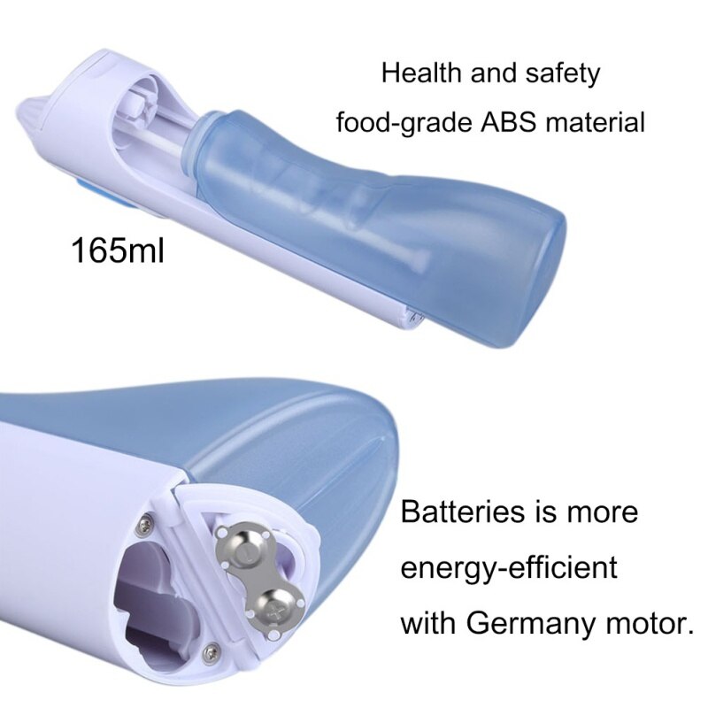 Oral irrigator trådløst vann tanntråd usb oppladbar 2 dyser vannstråle tanntråd 165ml