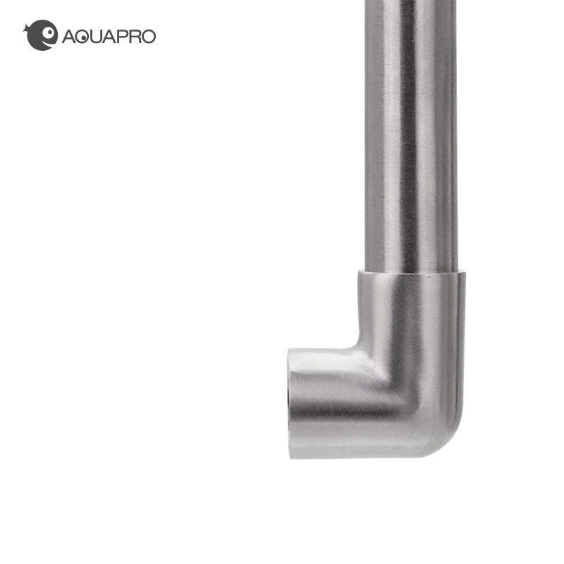 AQUAPRO-Mini tubos de espumadera de entrada y salida de acero inoxidable, filtración de peces y camarones, accesorios para acuario, filtro de salmuera Akvarium y camarones