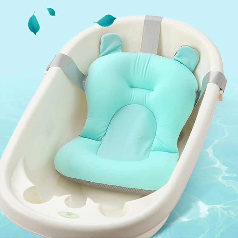 1pc Baby Bad Antislip Veilig Netto Pad Pasgeboren Veiligheid Baby Bad Seat Mat Opvouwbare Bad pad Luchtkussen Bed