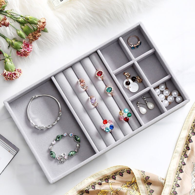 M Clear makeup drawers transparent plastic makeup storage drawers with covers can put jewelry tray inside C227-2: A232-4