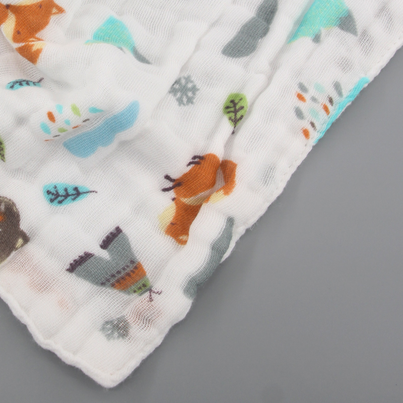 5 Stuks/partij Baby Slabbetjes Meisjes Jongens Baby Doek Cartoon Afdrukken Babyvoeding Bandana Slabbetjes Katoenen Garen Bebe Accessoire Baby Als