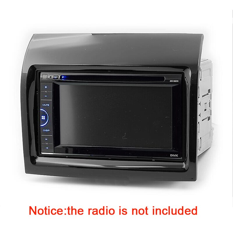Fascia de Radio de coche para Citroën Jumper/PEUGEOT Boxer/FIAT Ducato, Panel estéreo para tablero, embellecedor de CD, Kit de Marco Din de doble instalación 2