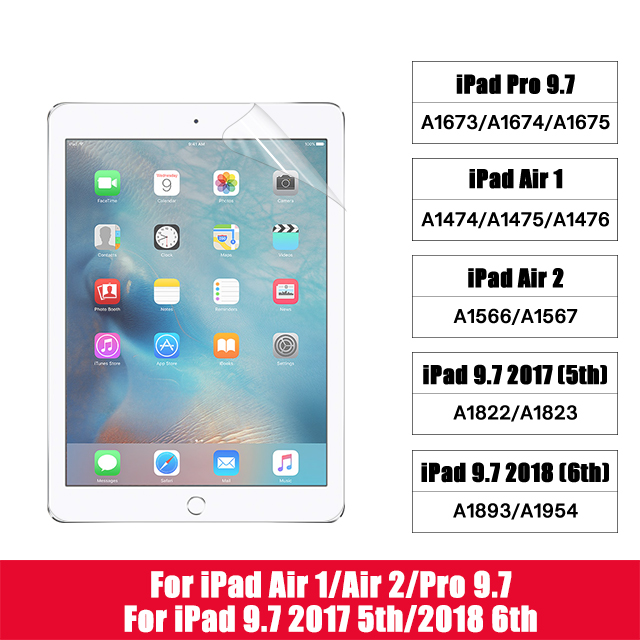 Protecteur d'écran, Film mat comme un papier pour Apple iPad 9.7 Air 2 3 4 10.5 10.9 Pro 11 10.2 7e génération: For 9.7 2017 2018