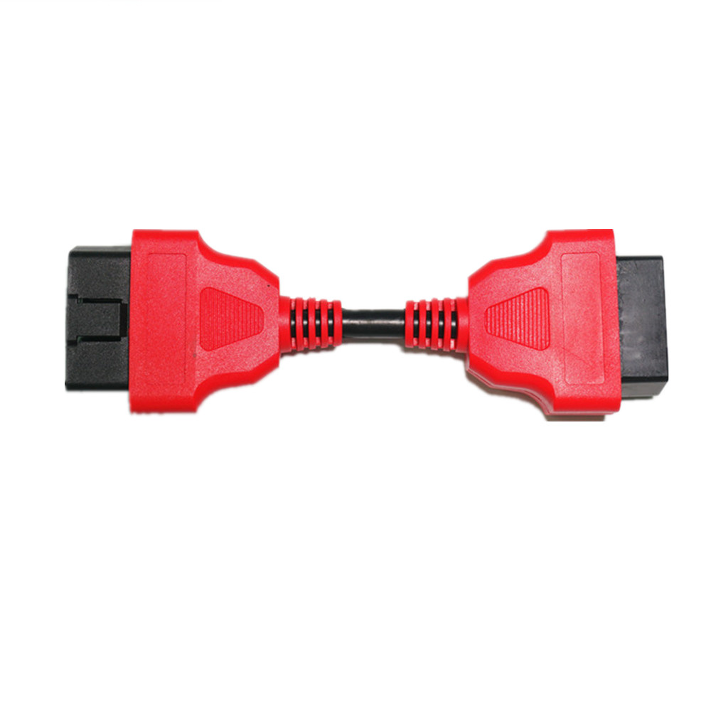 Obd2 Verlengkabel Auto Obd2 16Pin Man-vrouw Plug Verlengsnoer Gele Kabel Verlengen Obd2 Diagnostische Interface Adapter: Black