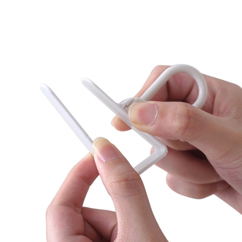 2pcs Swivel Hook Kitchen Sink Cabinet Door Hook Door-Back Garbage Bag Plastic Hook Bathroom Kitchen Organizer Hanger