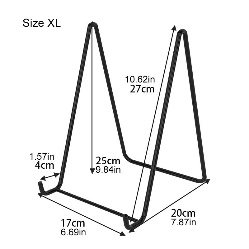 Iron Art Magazine Display Stand Afdruiprek Plaat Kom Fotolijst Fotoboek Voetstuk Opslaghouder Ornamenten Schotelopslag: WIT