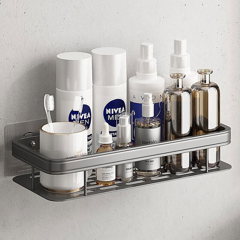 estantería wc sobre inodoro estanteria esquinera pared WHYY-estante de pared para baño, estante de ducha, organizador de esquina para baño, soporte de almacenamiento para champú, accesorios de aseo para el hogar: gray thickening