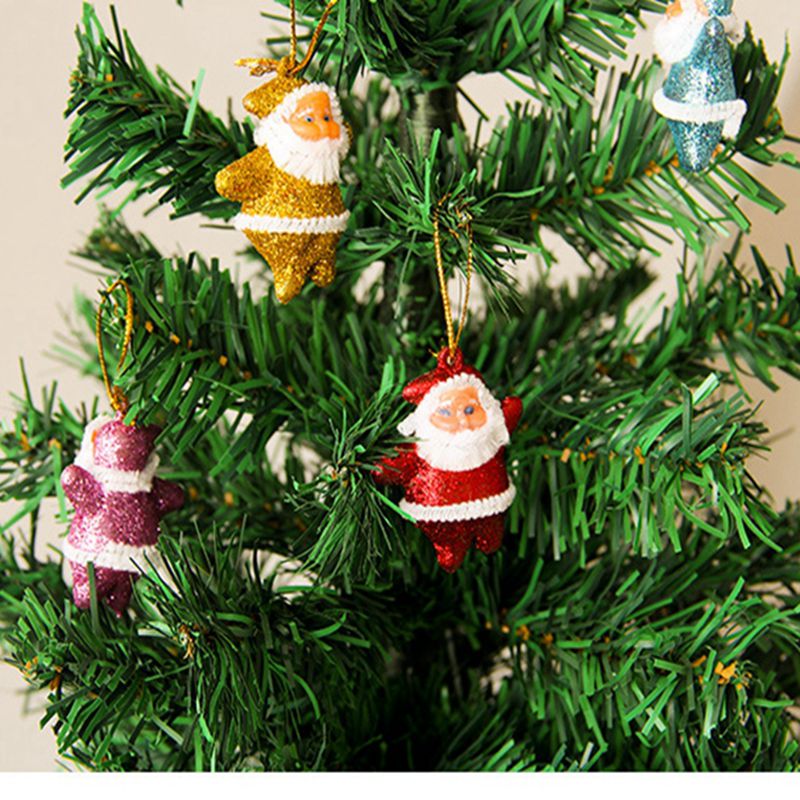 12 stks/set van Kerstboom Ornamenten Kerst Kleine Oude Man Hanger Xmas Tree Decoratie Accessoires Xtmas Opknoping Ornamenten