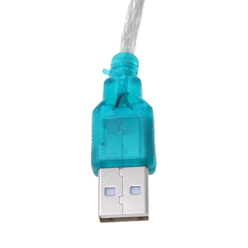 Zwart Usb Naar RS232 RS-232(DB9) Seriële Kabel Standaard Adapter Converter Voor Pc
