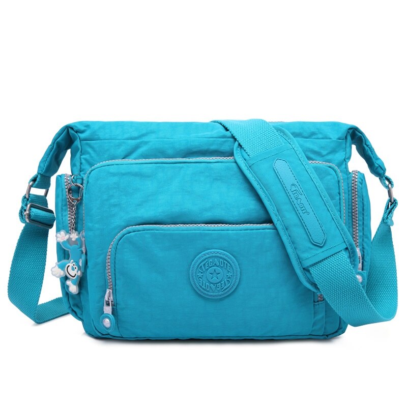 TEGAOTE Messenger Bags Women Crossbody Shoulder Bag Lady Bolsa Feminina Mujer Large Solid Beach Travel Bag Female Zipper: 7