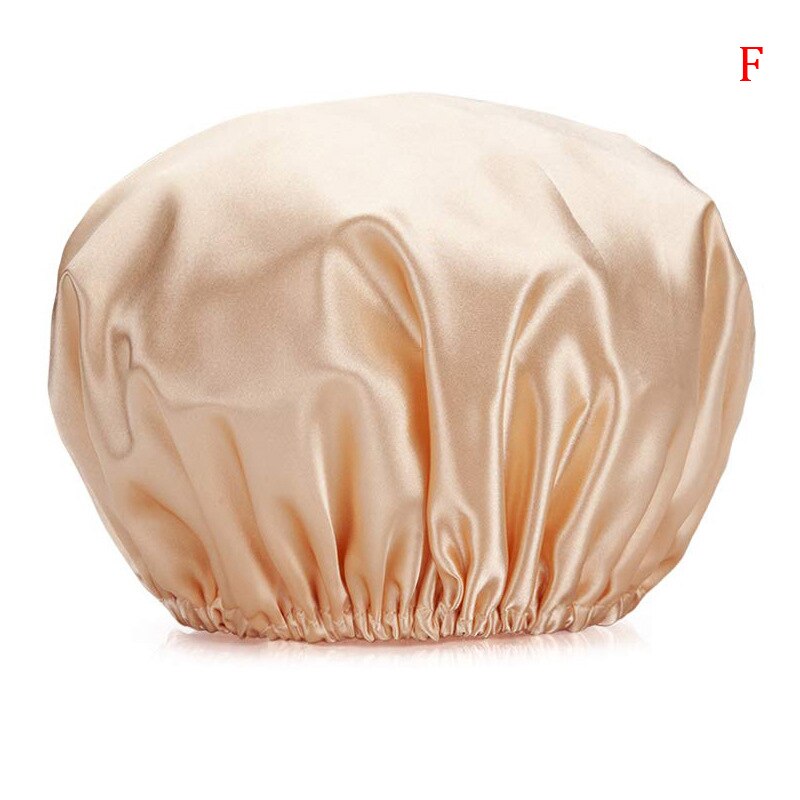 Home Waterproof shower cap swimming hats hotel elastic shower cap Hair cover products Bath products Bath s different colors: XSHG1069-F