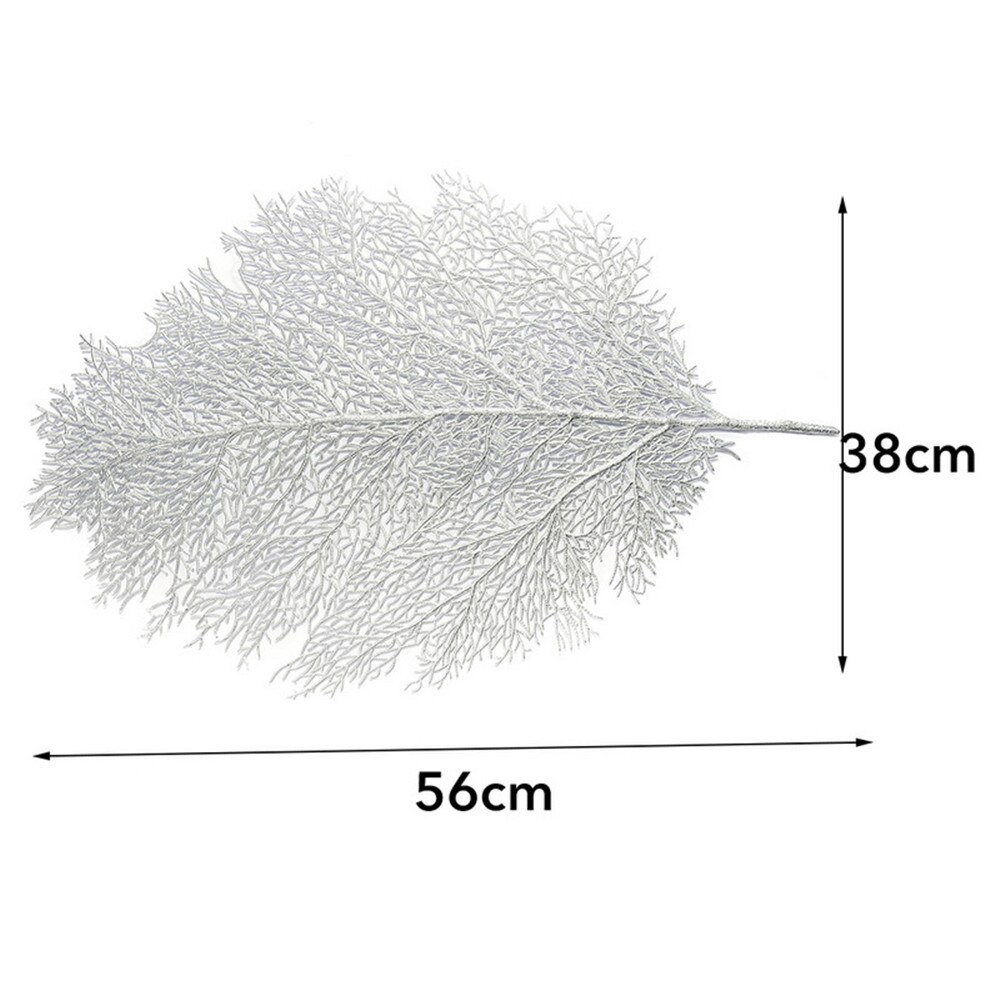 1pc pvc holle isolatie onderzetters tafelmatten voor thuis, kerst, bruiloft, hittebestendige placemat voor eettafel  #1: M