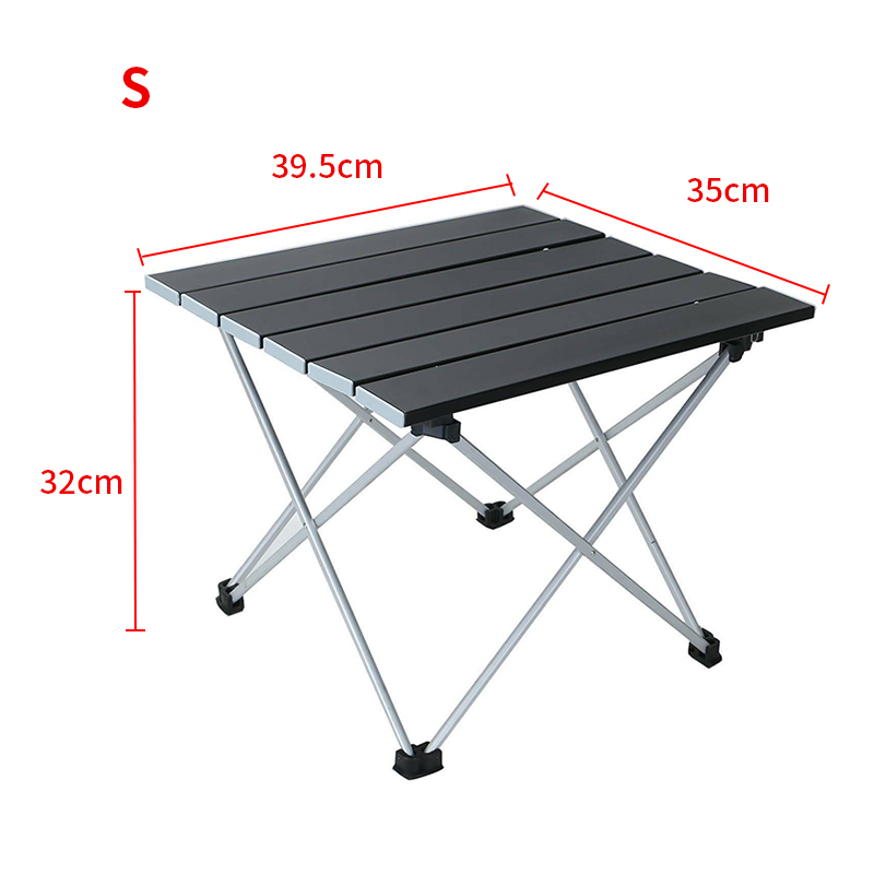 Foldbart campingbord antiskridende fødder praktisk stabilt og sikkert egnet til picnic camping vandreture og andre udendørs aktiviteter
