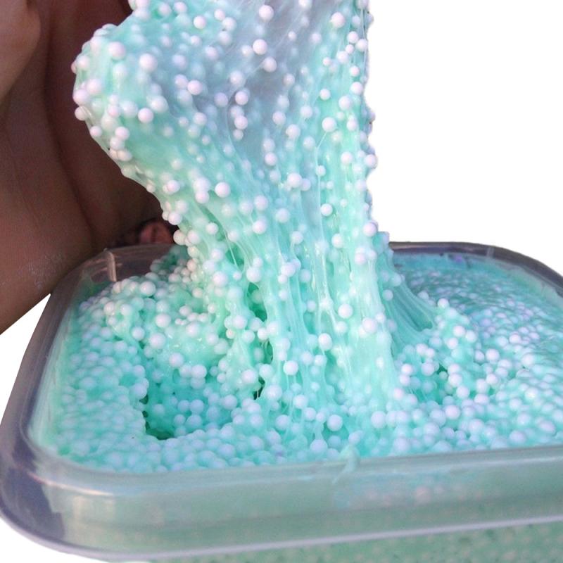 Transparent Slime Toys Crystal Glue Mixing Cloud Slime Squishy Putty Scented Stress Kids Toy Learning & Education Modeling Clay