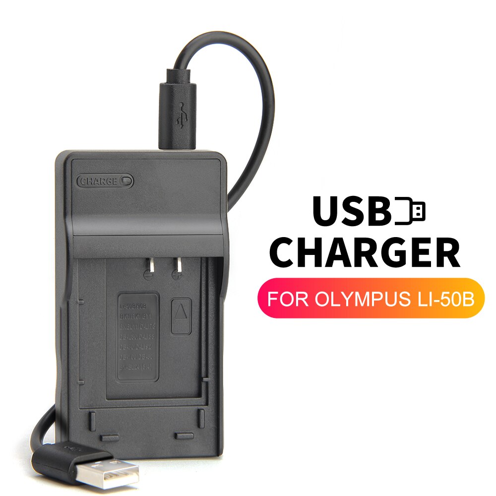 zhenfa Li-50B Li50B Battery Charger for OLYMPUS F-1AC Li-50C Stylus 1010 1020 1030 9000 u1020 u9000 u9010 VH-510 XZ-1 VR-340