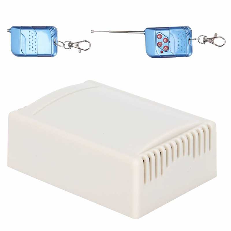 Slimme Relaisschakelaar, 100‑240V 4G Draadloze Afstandsbediening Zender en Ontvanger Relais Draagbare Gsm Deuropener met Afstandsbediening Aan/uit Schakelaar