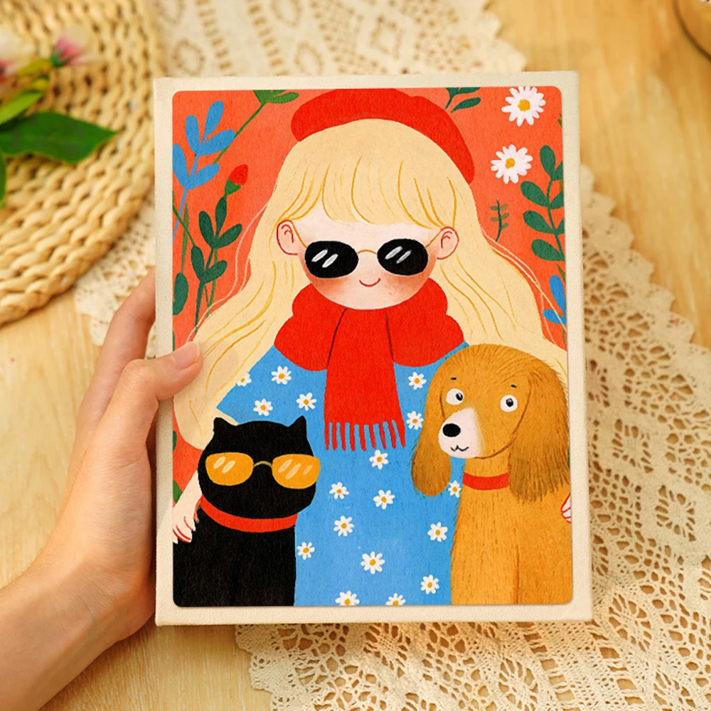 Álbum de fotos de 200 páginas y 6 pulgadas, álbum conmemorativo para Festival, almacenamiento de tarjetas, almacenamiento de fotos para el hogar para registros de crecimiento de niños: Gris oscuro