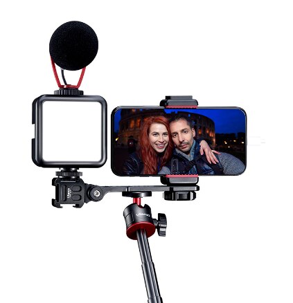 Ulanzi VL81 VIJIM 3200k-5600K 850LM 6.5W vidéo Mini LED Smartphone reflex rechargeable Vlog pour Sony A6400 A6300 lumière de remplissage