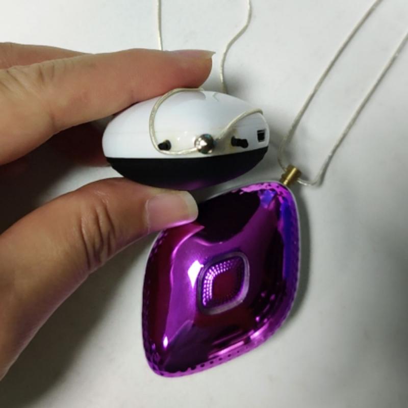 Purificador de aire portátil USB, ionizador negativo de anión, collar limpiador de aire, liberación de 10 millones de iones negativos seguro