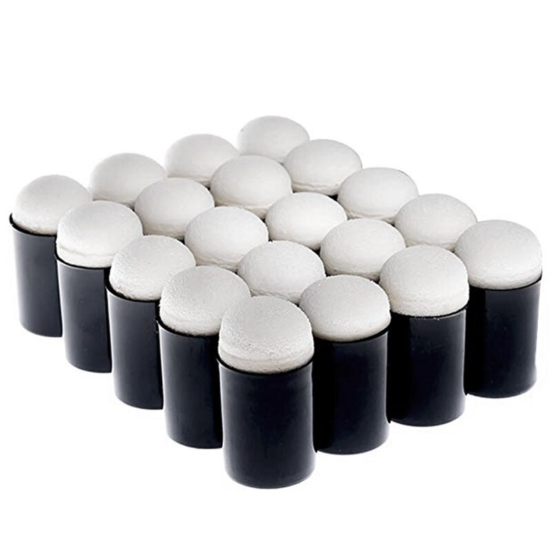 50 Uds esponja para dedos Dauber pintura almohadilla de tinta cepillo para estampación estuche para manualidades herramientas de arte con caja Oficina dibujo escolar DIY Craft: Default Title