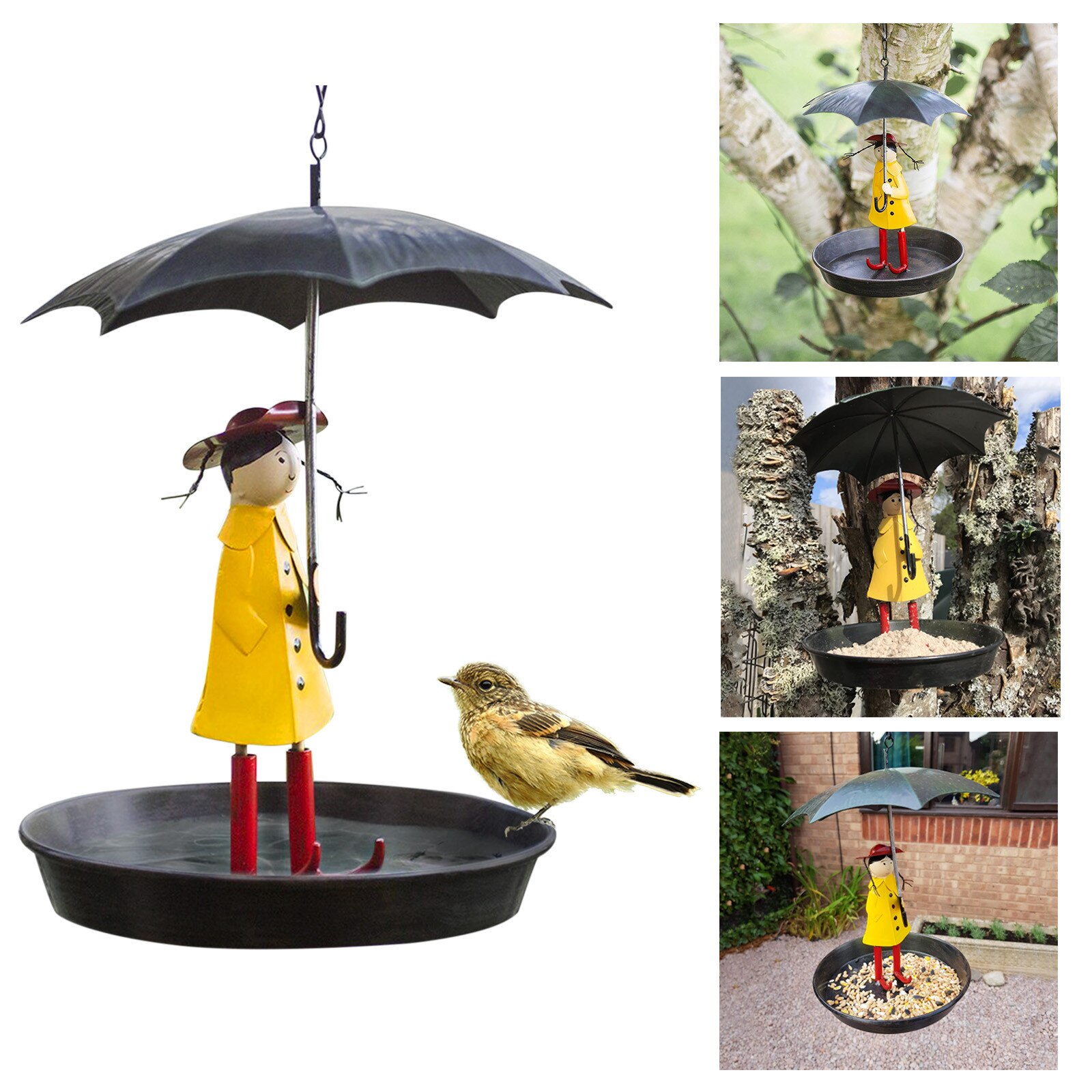 Bird Wild Bird Feeder Hummingbird Feeding Hanging Feeding Platform Table Garden Outdoor Ornament Hummingbird