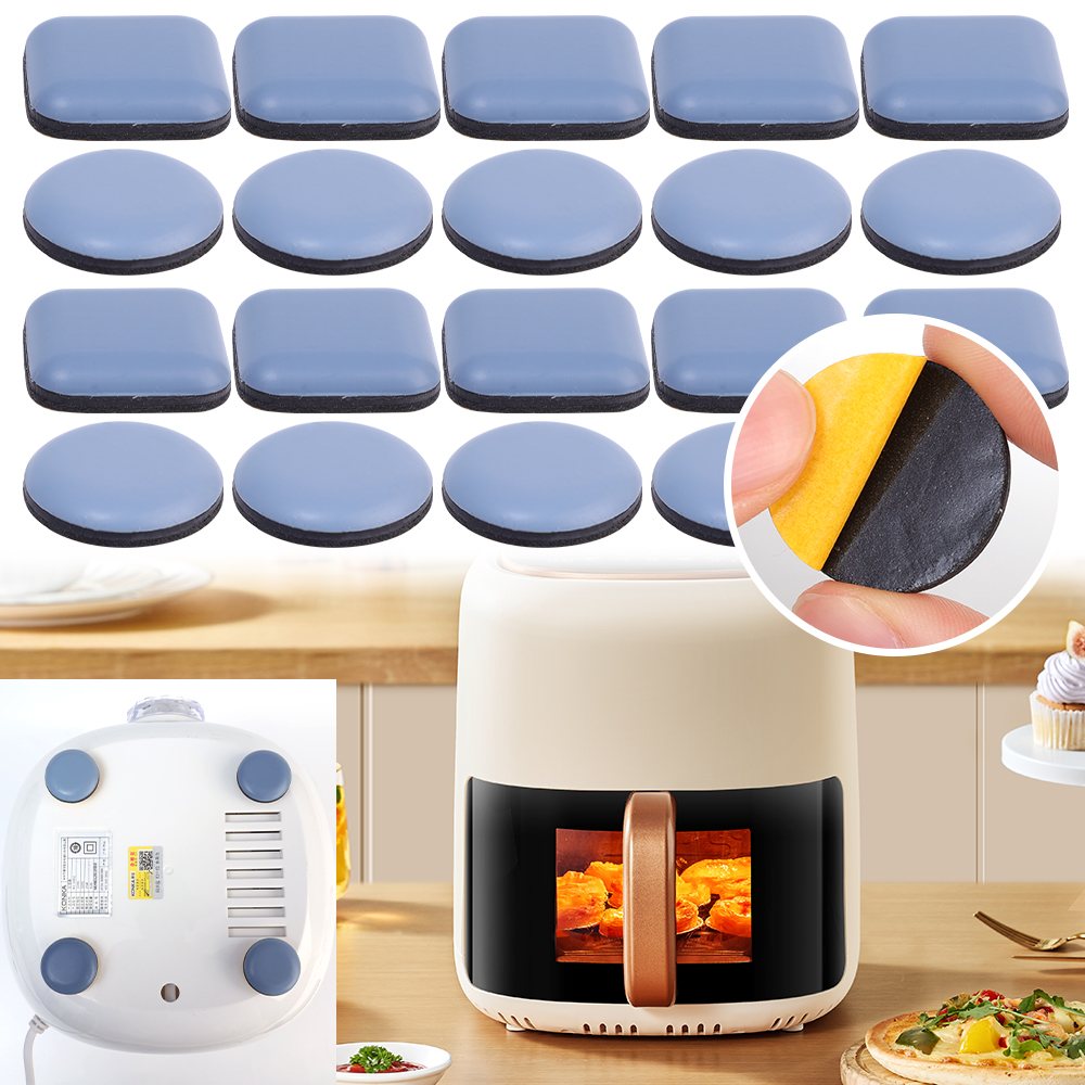 40-4PC Möbel Slider Pads Selbstklebende Boden Schutz Matte Anti Scratch Gummi Sofa Tisch Stuhl Beine Pad Möbel zubehör