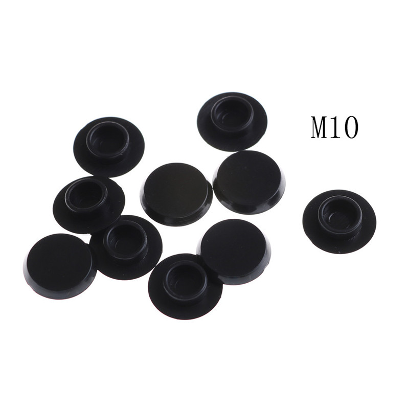 10PCS M5-12 Praktische Schwarze Innensechskant-Abdeckkappen Befestigungselemente Schrauben Inbusschraube Schraube Mutter Rundkopfschutz: Orange