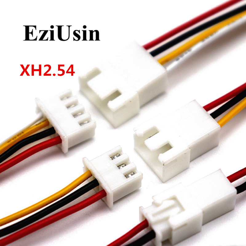 Connecteur de câble xh2.54 ph2.0 1.25 2.54mm fils prise xh mâle et femelle câble de charge de batterie station d'accueil d'antenne jst 2p 3p 4p 5p 6p