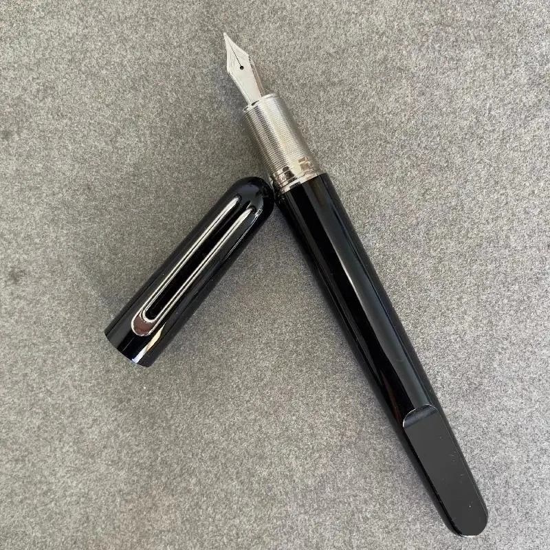 Escritura serie M con tapa de atracción magnética MB pluma estilográfica Rollerball soporte de resina colorida bonitos de suave: Azul marino / OBB