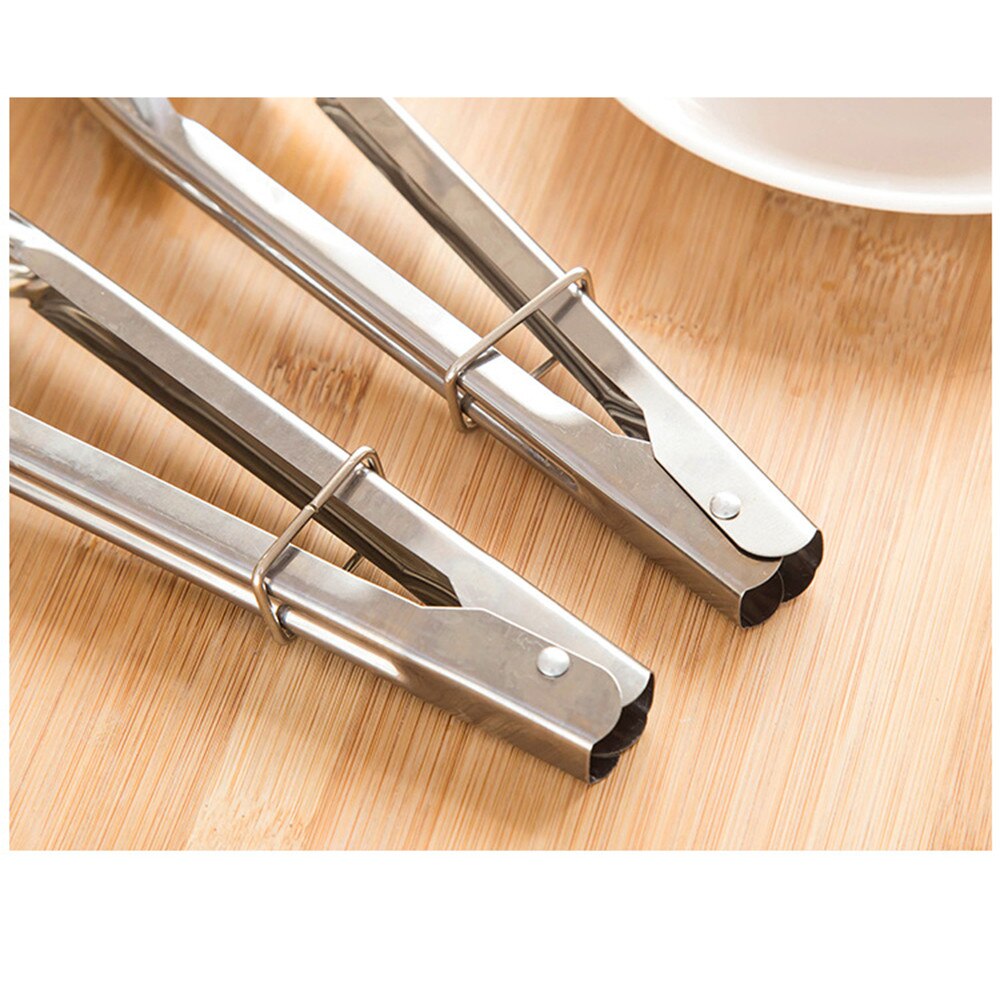 Rustfrit stål kage brød klip mad grill bøf tang madlavningsværktøj picnic køkken tang grill klip