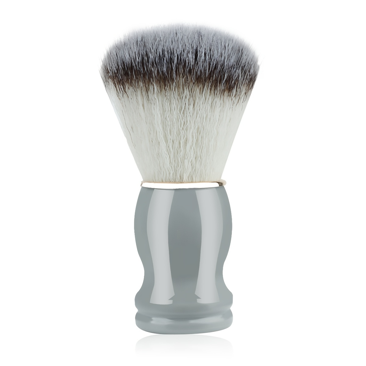 Beard Shaving Brush Makeup brushes 1pcs Wooden Handle Bristle Hair Salon Barber Soap Foam Shave Men Facial Cleaning Tools: Ligh Blue