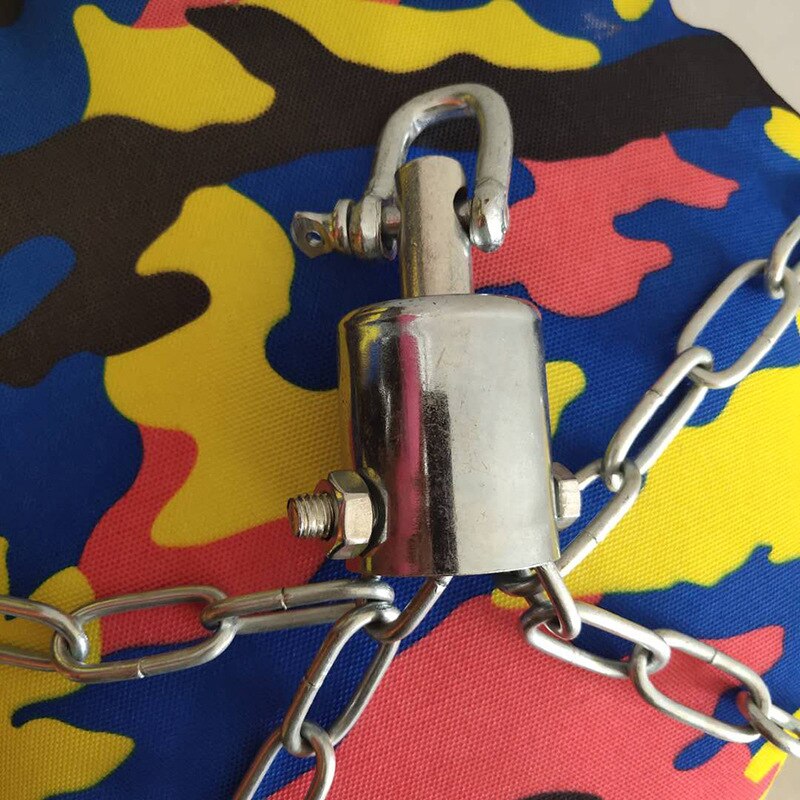 Boksesandpose camouflage med kædekrog tom-tung boksesæk hængende spark sandsæk boksning træningskamp karate
